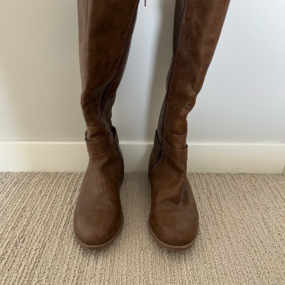 GH Bass Tall Brown Riding Boots